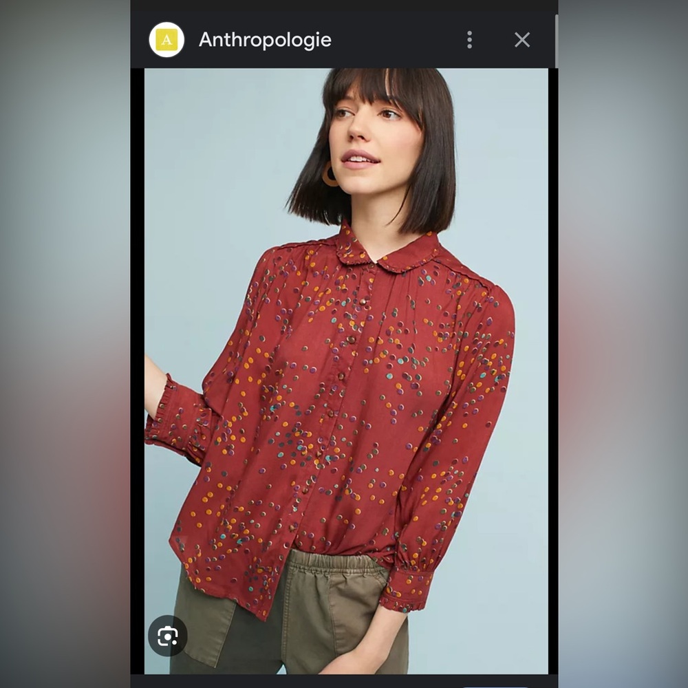 Anthropologie Maeve Aldan Button-down top